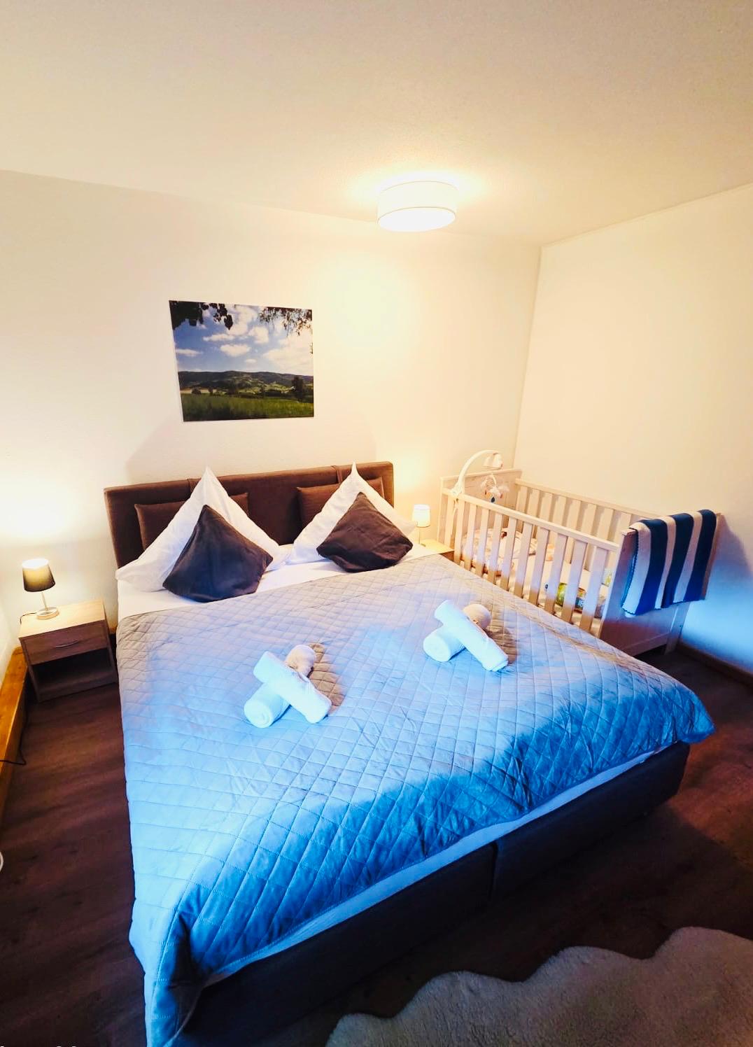 Schlafzimmer Ferienwohnung Schönblick
