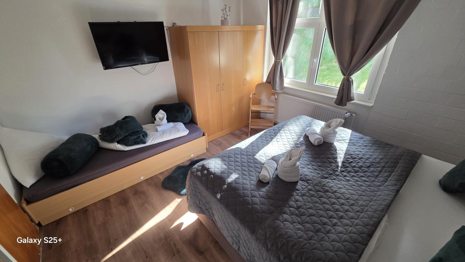 Schlafzimmer Ferienwohnung Harmonia
