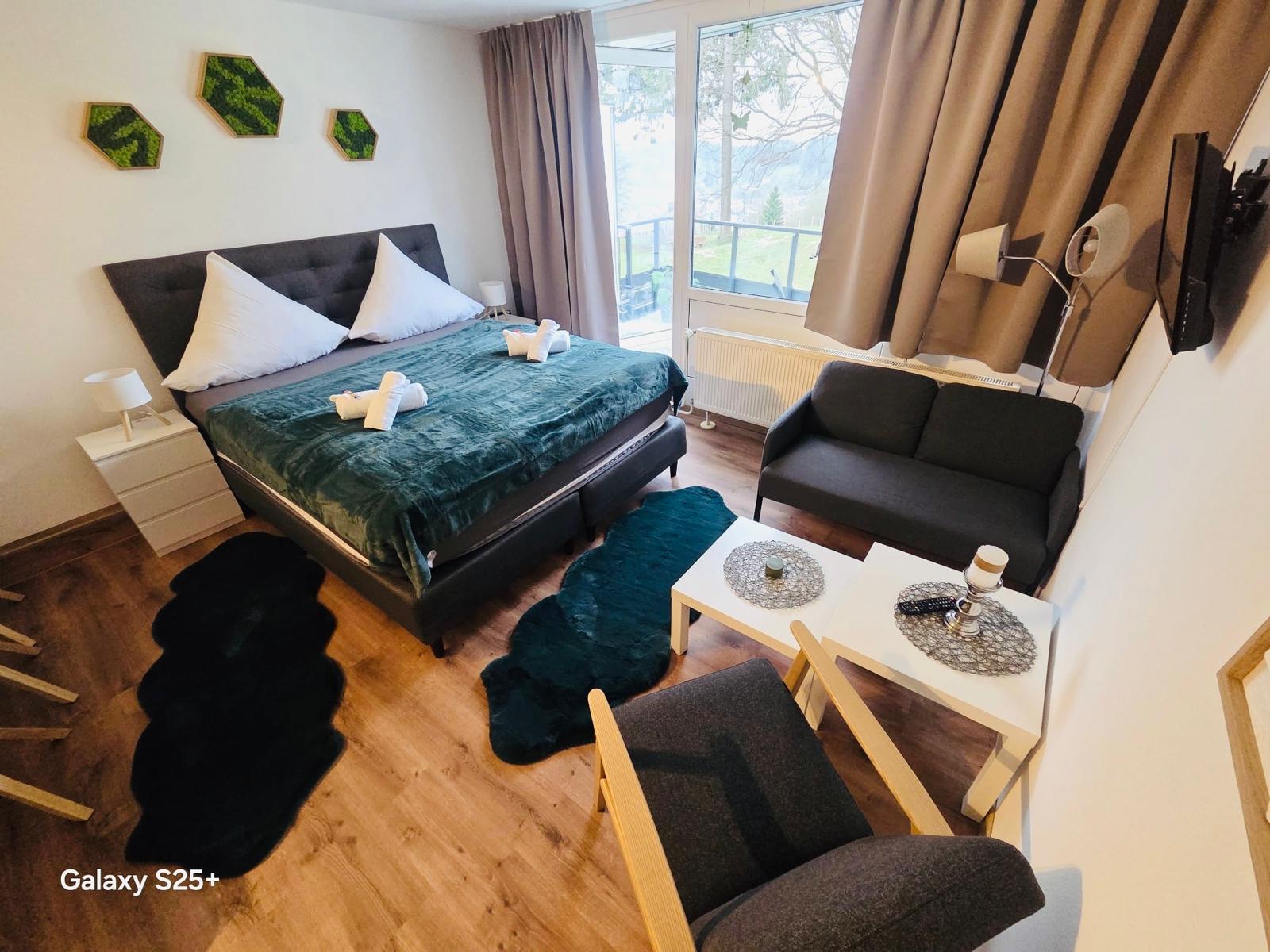 Wohnbereich Ferienwohnung Harmonia